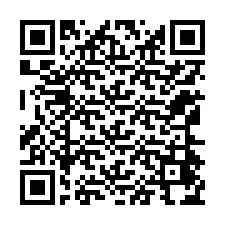 Código QR para número de teléfono +12164474043