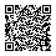 Código QR para número de teléfono +12164474890