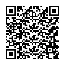 QR-Code für Telefonnummer +12164558553