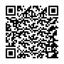 Código QR para número de teléfono +12164582874