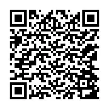 Código QR para número de teléfono +12164583399