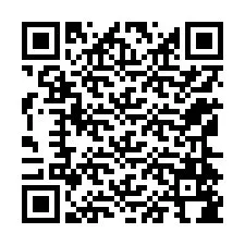 Código QR para número de teléfono +12164584553