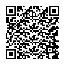 Código QR para número de teléfono +12164586298