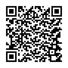 QR-код для номера телефона +12164750074