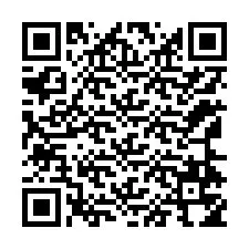 QR-koodi puhelinnumerolle +12164754501