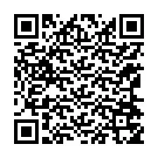 Codice QR per il numero di telefono +12164755342