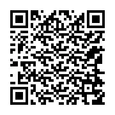 QR-koodi puhelinnumerolle +12164756483