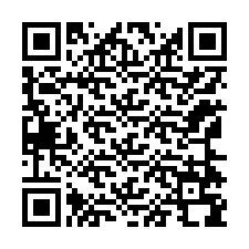 Código QR para número de telefone +12164798405