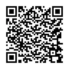 Código QR para número de teléfono +12164798406