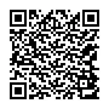 QR Code สำหรับหมายเลขโทรศัพท์ +12164813433