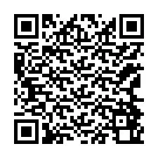 Código QR para número de teléfono +12164860621