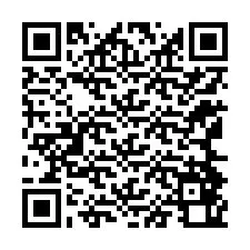 QR код за телефонен номер +12164860622