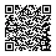 Código QR para número de teléfono +12164863338