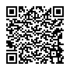 Código QR para número de telefone +12164864446