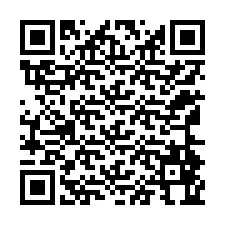 Código QR para número de telefone +12164864504