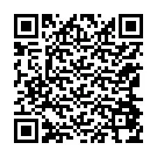 QR-код для номера телефона +12164874386