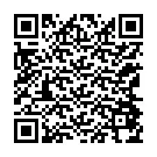 QR код за телефонен номер +12164874394