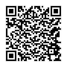 QR-code voor telefoonnummer +12164874395