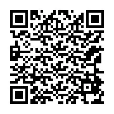 QR-Code für Telefonnummer +12164874405