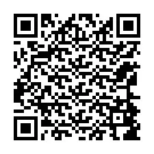 Código QR para número de telefone +12164886107