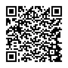 Código QR para número de teléfono +12164887026