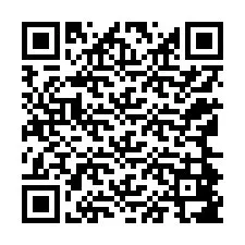 Código QR para número de teléfono +12164887028