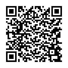 Código QR para número de teléfono +12165497552