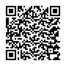 Codice QR per il numero di telefono +12165734436