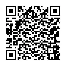 Código QR para número de telefone +12165841817