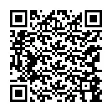 QR код за телефонен номер +12165844132