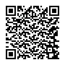 QR Code สำหรับหมายเลขโทรศัพท์ +12166242436