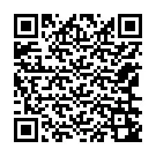 Código QR para número de teléfono +12166242437