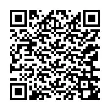 QR Code สำหรับหมายเลขโทรศัพท์ +12166242438