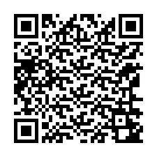 Codice QR per il numero di telefono +12166242452