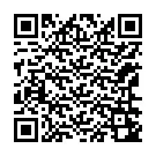 Código QR para número de teléfono +12166242455