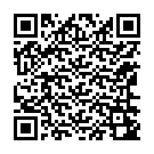 Kod QR dla numeru telefonu +12166242456