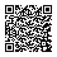 QR-koodi puhelinnumerolle +12166242458