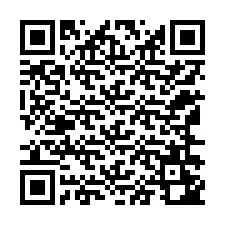 QR код за телефонен номер +12166242594