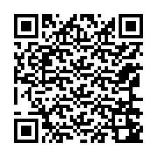 QR-koodi puhelinnumerolle +12166242907