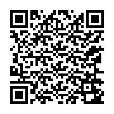 QR код за телефонен номер +12166242918