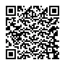 QR Code สำหรับหมายเลขโทรศัพท์ +12166244262