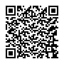 Kode QR untuk nomor Telepon +12166244858