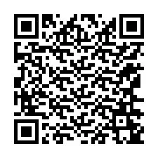 Codice QR per il numero di telefono +12166245572