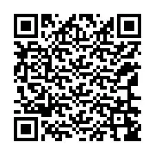 QR код за телефонен номер +12166246100