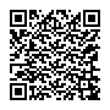 Código QR para número de teléfono +12166247018