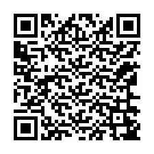 Kode QR untuk nomor Telepon +12166247019