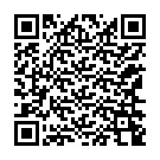 Código QR para número de teléfono +12166248474