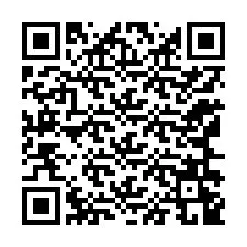 Kod QR dla numeru telefonu +12166249536