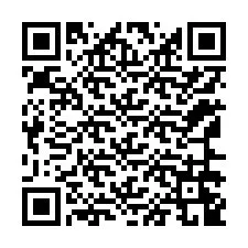 QR код за телефонен номер +12166249801