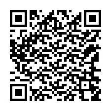 Código QR para número de teléfono +12166258281